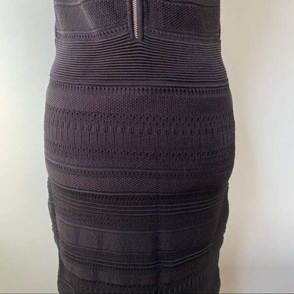 Cache Black Cocktail Bodycon Dress - Picture 12 of 14